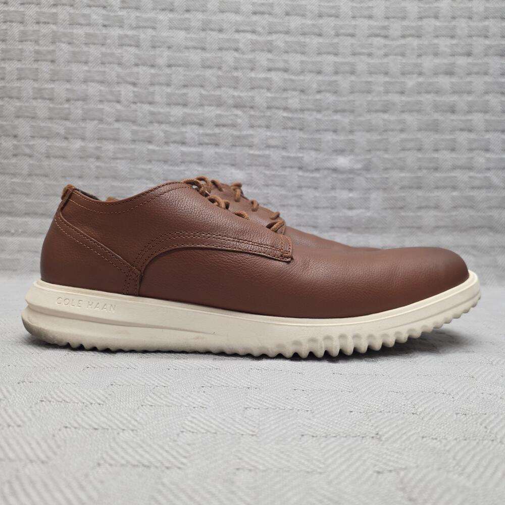 Cole Haan Shoes Men's 11 M Grand+ Plain Toe Oxford Leather C36935 British Brown
